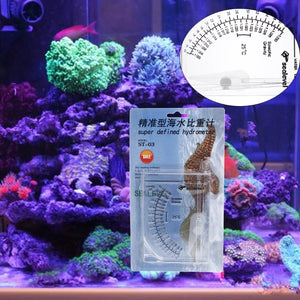 New Marine Hydrometer Reef Fish Tank Aquarium Water Salinity Specific Gravity Test