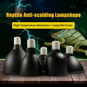 Reptile Terrarium Anti-scalding Protective Lampshade Tortoise Lizard Snake Lamp Holder Pet Light Cover Safety Lamp Shade 220V