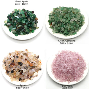 Natural Crystals Quartz Healing Stones Gravel Specimen Jewelry Making Decor Bulk Tumbled Gemstone Home Aquarium Decoration