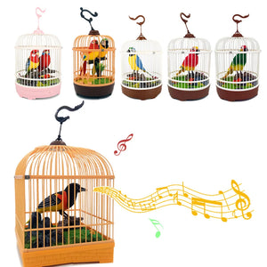 Family pet bird toys talking birds pet birds pet bird cage electric voice control children's toys gift