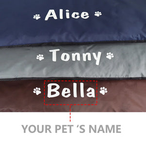 Personalized Dog Bed Dog Sleeping Bed Sofa Custom Pet Puppy Mats Printed Name Pet Cushion For Small Medium Large Dogs Cats