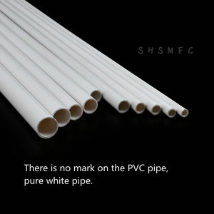 50cm 6mm ~20mm UPVC Pipe Aquarium Drainpipe Water Tube White PVC Pipe Hi-quality Water Supply Pipe Irrigation Fish Tank