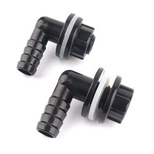 1pc 3/8" -14mm Aquarium Fish Tank Hose Joints Aquatic Pet Water Tank 90 Degree Elbow Drainage Water Pipe Drain Connectors