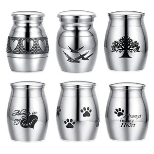 High Quality Custom Stainless Steel Cremation Urn-Funeral Holder Keepsake Polished For Human Pet Ashes Dropshiping