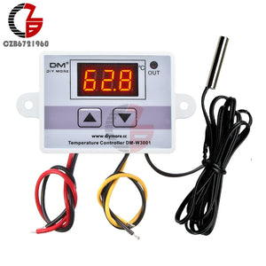 12V 24V 110V 220V Digital Thermostat Temperature Controller Regulator Thermometer Thermoregulator Aquarium Incubator Temp Sensor