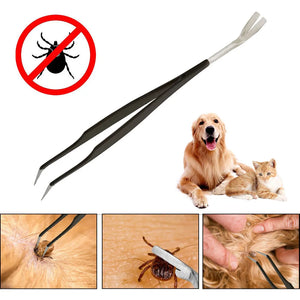 Pet Tick Removal Dog Cat Flea Remover Tool Pet Grooming Supplies Tick Hook Professional Tools For Cat Dog Horse Human Wholesale