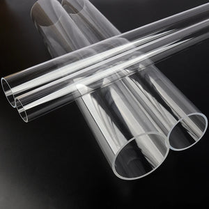 1pc 50cm Length OD 16~63mm Transparent Acrylic Pipe Tube Aquarium Accessories Fish Tank Plexiglass Water Supply Pipe Fittings