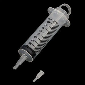 60ml/100ml/150ml Reusable Big Large Hydroponics Plastic Nutrient Sterile Health Measuring Syringe Tools Cat Feeding Accessories