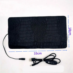 USB Pet Heating Pad  Reptile Electric Blanket Warm Adjustable Temperature Controller  Incubator Mat Tools Heated Mat Warming Pad