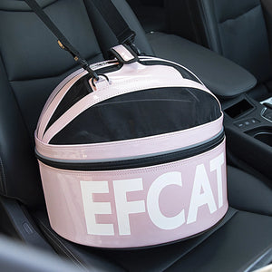 EFCAT Medium Mobile Pet Bed Car Seat Bag,Travel Cat Dog Carrier