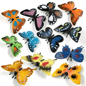 12Pcs Insect Spider Butterfly Fish Dinosaur Dog Cat Horse Figurine Farm Animal Model Action Figure Hot Toy Set For Children Gift