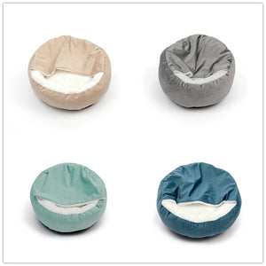 Benepaw Orthopedic Dog Bed With Hooded Blanket Winter Warm Waterproof Dirt Resistant Cat Puppy House Cuddler Machine Washable