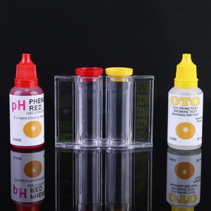 New PH Chlorine Water Quality Test Kit Swimming Pool Hydroponics Aquarium Tester Instruments and Apparatus