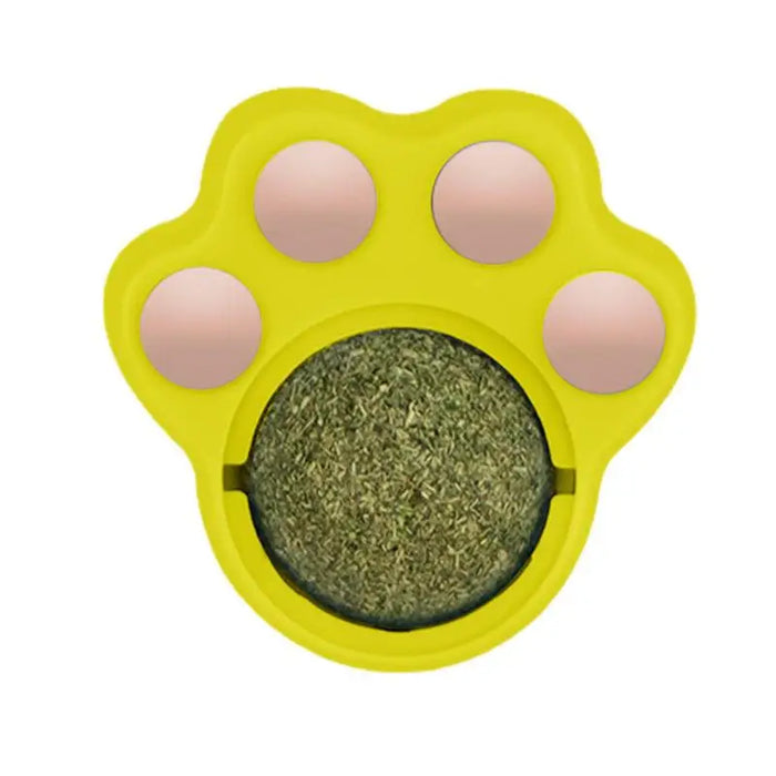 Catnip Ball Toy Flexible Cat Nips Toys Cute Cat Paw Shape Chew Maintain Intestinal Health Toy Cats Oral Care Toys For Cats Adult