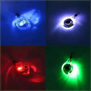 Eye-Shaped 20 PCs LED Fishing Lure for Deep-Sea Fishing - Attracts Fish with Luminous Flashing Light