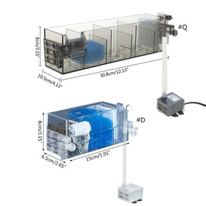 Fish-Tank Waterfall Filter Aquarium External Water Purifying System Wall-Mounted Dropshipping