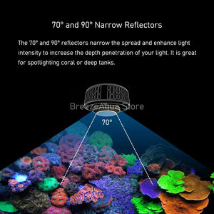 A7 II WiFi App Phone Control Full Spectrum 100W Saltwater Marine LED Aquarium Light for Coral Reef Fish Tank