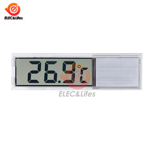 Aquarium LCD Thermometer LCD Digital Electronic Fish Tank 3D Digital Temperature Temp Meter Sticker Fish Shrimp Turtle