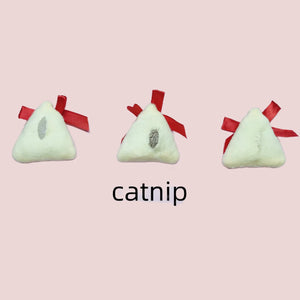 100pc Cat Catnip Toy Set Kitten Mini Plush Chewing Toy Pet Mint Toy With Scent Teeth Grinding Thumb Pillow Pet Catnip Toy