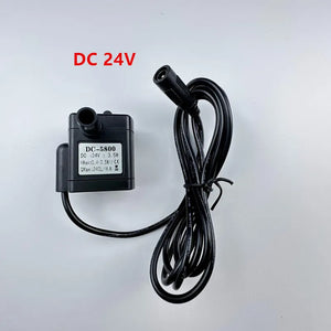 5V USB water pump 12V 24V Pumps For Submersible Aquarium Fish Tank Fountain Pond Pet water dispenser Garden rockery fountain