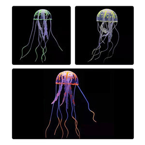 Marine Aquarium Decoration Jellyfish for Aquarium Decors Luminous Accessories Aquatic Plants for Natural Aquariums & Fish Bowls