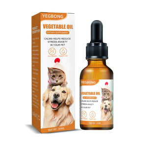 Natural Organic Calming Drops Pet Anxiety Relief Blend Essential Oil For Dogs Cats Create An Anxiety-Free Experience Skin Health