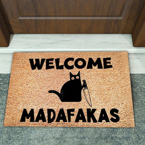 Bienvenue Chez Pet Home Doormat Personalized Dog Cat Mat Rug Hallway Doorway Floor Mats Carpet Home Decor Accessories 2024 New