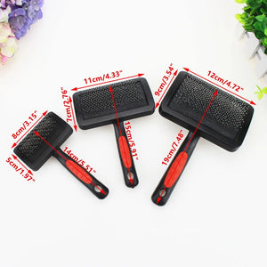 1pc Pet Grooming Needle Comb Shedding Hair Remove Brush Slicker Massage Tool Dog Cat Supplies Protective Pet Accessories DogComb