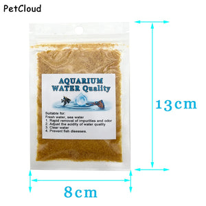 Aquarium Water Purification Remove Fish Tank Impurities Soften Water Treatment Prevent Fish Diseases Fish Tank Cleaning Tool