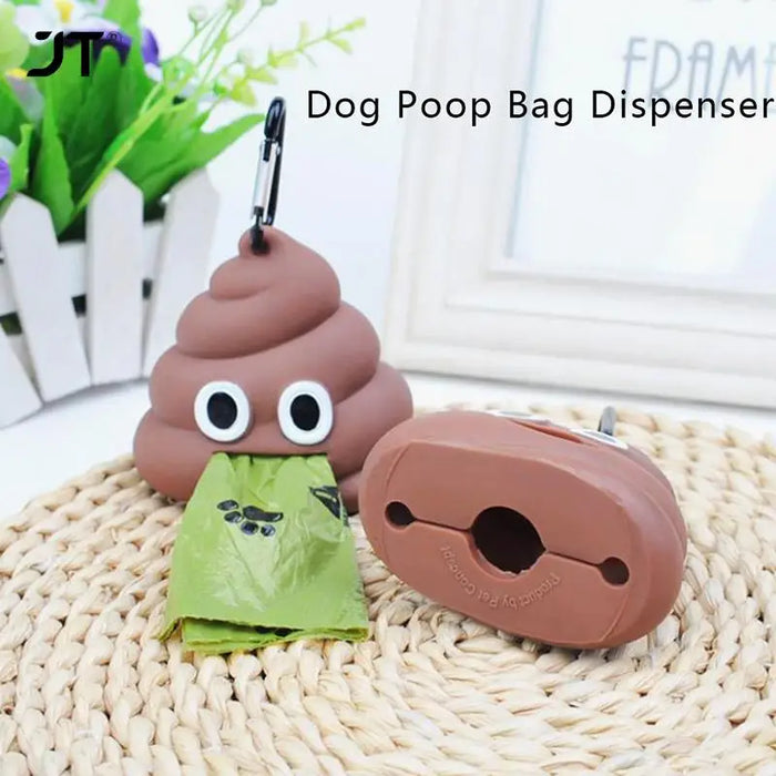 1PCS Poop Waste Bag Dispenser For Dog Waste Carrier Includes Pet Supply Accessory Dog Cat Small Tools Poop Bag Holder