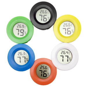 1PCS Outdoor Sports Thermometer Reptile Electronic Hygrometer Round Hygrometer Camping Equipment Tool Accessories Outdoor Gadget