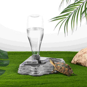 Drinking Fountain Reptiles Gecko Tank Accessory Pet Water Feeder Waterer Turtle Bearded Dragon Automatic