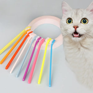 20PCS Dog Toothbrush Soft Nylon Pet Toothbrushes,Cat Toothbrush,Puppy Toothbrush,Dog Teeth Cleaning Kit,Small Breed Toothbrush