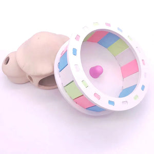 Smooth Hamster Wheel Silent Small Pet Exercise Wheel Plastic Running Toy for Hamster Cage Small Pet Sports Wheel Pet Accessories