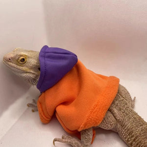 Lizards Clothes for Bearded Dragon Geckos Reptiles Apparel Hand-made Hoodies Skin Protection Sweater Coat for Party Drop Ship