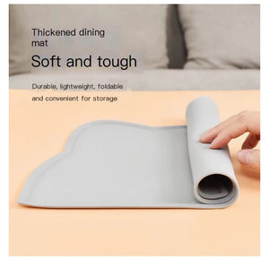 Pet silicone food pad portable waterproof, leak-proof and non-slip feeding pad bowl pad cat and dog pet supplies