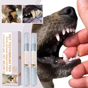 Pet Dental Pen dog Toothbrush Pen Teeth Cleaning Tool Fresh Breath Tooth Whitening Tartar Remover cat Oral Care pet supplies