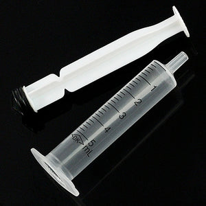 No needle! 5 10 20 50 100Pcs Reusable 5ML Hydroponics Plastic Nutrient Health Measuring Nutrient Syringe Tools Sampler syringe