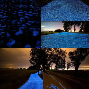 1000-4000Pcs Luminous Sand Glow in The Dark Pebbles Stone Home Garden Yard Outdoor Path Lawn Decoration Fish Tank Aquarium Deco