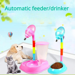 650ml  Pet Cats Automatic Feeders Large Capacity Water Fountain Plastic Dog Water Bottle Feeding Bowls Water Dispenser For Cats