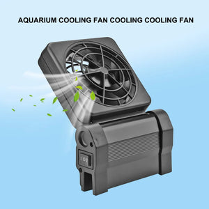 Aquarium Fish Tank Cooling Fan System Chiller Mute Temperature Controller 1/2/3/4 Fans Set Cooler Marine Pond Accessories