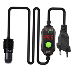 Aquarium Fish Tank Heater Temperature Controller Submersible Thermostat Heater Digital LED Turtle Tank Heating Rod