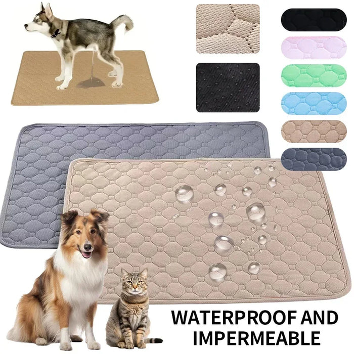 Dog Urine Pads Washable Reusable Anti Slip Pet Pee Pad Puppy Training Pad Pet Bed  for Car Seat Cover Pet Supplies