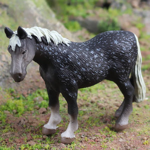 Latest Lifelike Farm The Fence Animal Horse Horseman Model Appaloosa Hannover Horse Action Figures Educational toys for Children