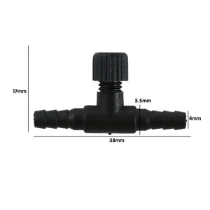 10Pcs Aquarium Air Flow Control Valve Tap Home Fish Tank Air Regulator Hose Connector For 4/6mm Oxygen Tube Aquarium Parts