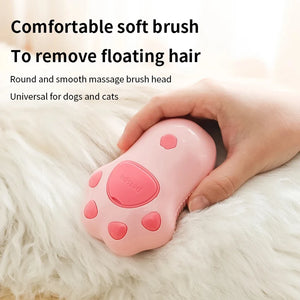 Cat Steamy Brush Dog Massage Comb Electric Water Spray Soft Silicone Depilation Cats Bath Hair Brush Cat Grooming Accessories