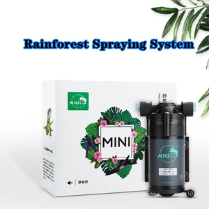 Reptile Rainforest Misting Spray System Greenhouse Humidification Cooling Nebulizer Irrigation Tools Terrarium Spraying Device