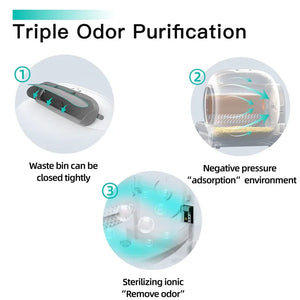 TONEPIE Automatic Cat Litter Box Accessories Bin Door Bottom Capsule Ventilation Screen Filter Mesh for Pet Toilet Replacement