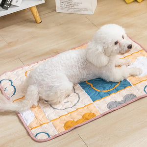 Non-Slip Pet Cotton Mat Washable Pad Mat for Dogs Cat Blanket Sofa Breathable Pet Dog Bed for Small Medium Large Dogs