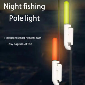 Fishing Electronic Rod Luminous Stick Light LED Induction Fishing Fish Bite Alarms Light Night Fishing Rod Tip Alert Indicator